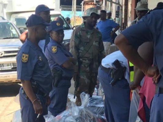 R4 million worth of counterfeit goods recovered, Musina. Photo: SAPS