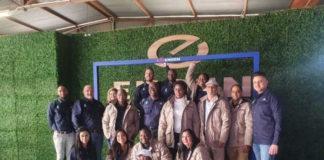 Team Engen are ready to welcome NAMPO visitors to their interactive stand features the famous Engen Tractor Museum