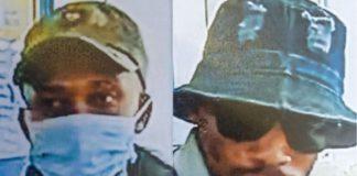 Harrismith business robbery, 2 suspects sought. Photo: SAPS