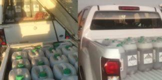 Theft of agriculture herbicide worth R430k, 2 suspects arrested. Photo: SAPS