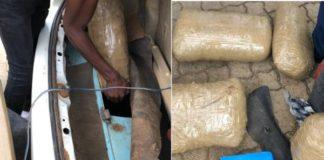 Dagga concealed in false compartment, Mahamba Port of Entry