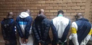 Savanna mall jewellery store robbery, 5 suspects tracked down in KZN. Photo: SAPS