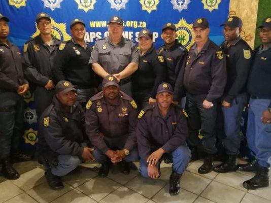 Port Alfred K9 members recognised for excellent service. Photo: SAPS