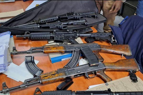 Security guards arrested with 6 rifles and ammunition, Witbank
