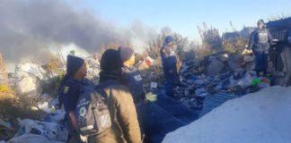 Police raid South Park dumping site, Bloemfontein. Photo: SAPS