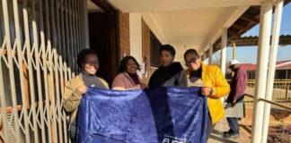 Fundi supports blanket drive to keep children warm and learning