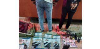 Guns, jamming devices, cash, operation nets 2 suspects, Parktown. Photo: SAPS