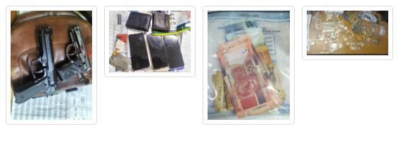 Police rid the streets of unlicensed firearm and ammunition, drugs and cash Police rid the streets of unlicensed firearm and ammunition, drugs and cash