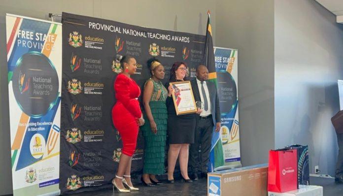 Fundi celebrates teaching excellence with DBE at Free State Teaching Awards