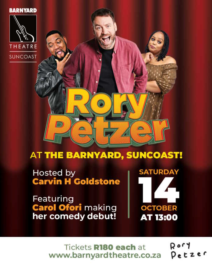 Carol Ofori To Make Her Comedy Debut At Rory Petzer’s Upcoming One-Man Show In Durban