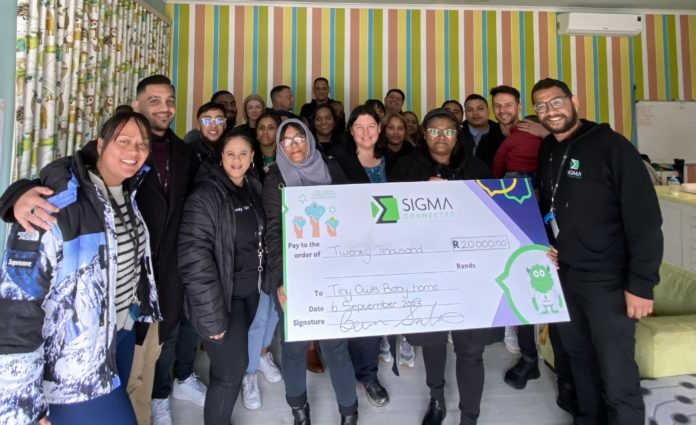 Sigma Connected donation boosts Western Cape baby support centre Sigma Connected donation boosts Western Cape baby support centre
