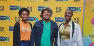 Ignite MP Top 3 winners - Phindile Sithole, Samuel Simelane and Zaba Mokoena