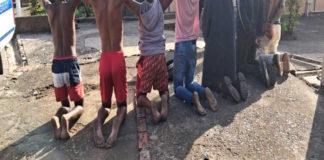 Seven suspects arrested for a string of robberies and murder