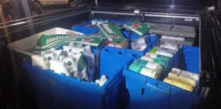 Police confiscate liquor during high-density operation Police confiscate liquor during high-density operation