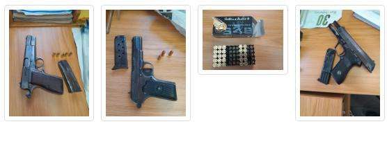 Wanted suspect arrested in possession of unlicensed firearm and ammunition Wanted suspect arrested in possession of unlicensed firearm and ammunition