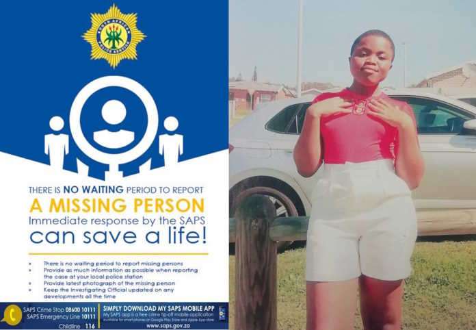 Police seek missing teenager: Gqeberha Police seek missing teenager: Gqeberha