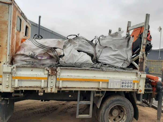 Truckload of copper seized in Welkom