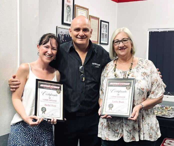 Local ladies recognised for a decade of dedicated service