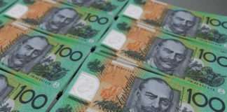 Aussie dollar goes down under