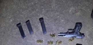 One suspect fatally wounded and three unlicensed firearms, scores of ammunition recovered following a shootout