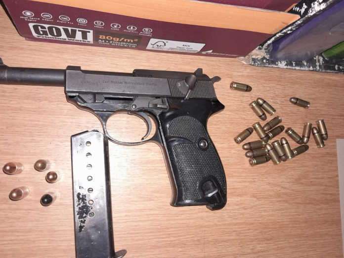 Multi-disciplinary team arrests suspects with unlicensed firearms
