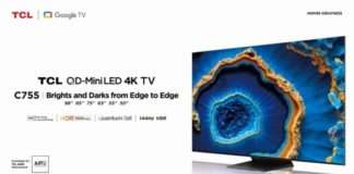 TCL C755 QD-Mini LED 4K TV