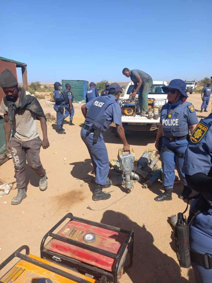 Illicit Mining Task Team continues to yield positive results in the Northern Cape