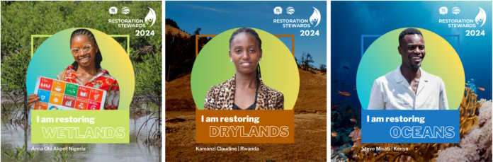 Young African environmentalists feature in new cohort of global restoration stewards