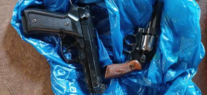 Two suspects arrested for possession of unlicensed firearm, possession of suspected stolen property and murder