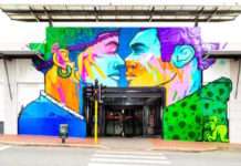 Vincent Park unveils mural celebrating the month of love, by renowned graffiti artist Falko One