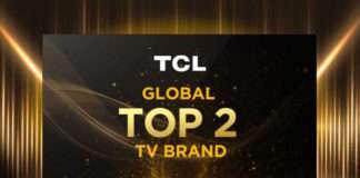 TCL Officially Ranked as Global Top 2 TV Brand for Two Consecutive Years
