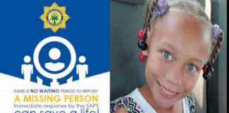 SAPS still committed to search for missing six-year-old Joslin Smith