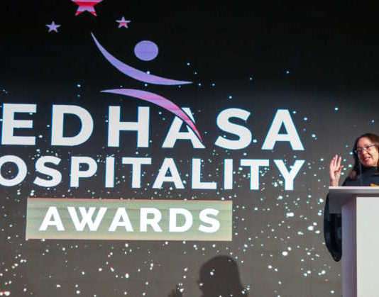 2024 FEDHASA Hospitality Awards Minister of Tourism Patricia de Lille congratulates winners