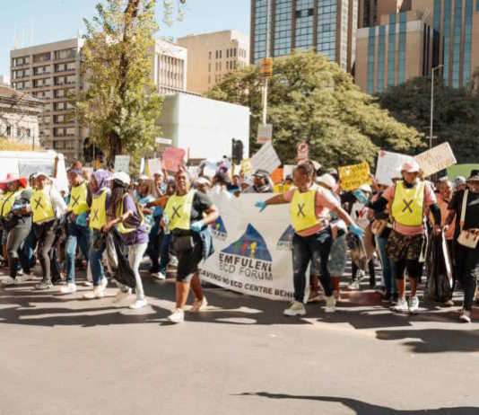 Hundreds of advocates for young children took to the streets in Johannesburg to call on political parties to prioritize Early Childhood Development