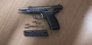 Police arrest suspects for illegal possession of firearms