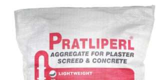 Pratliperl is a perlite based lightweight cement aggregate