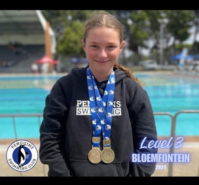 Robyn Purdon grade 8 excels in level 3 gala in Bloemfontein Robyn Purdon grade 8 excels in level 3 gala in Bloemfontein