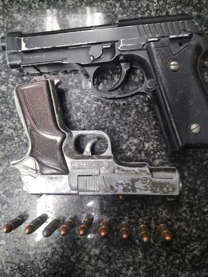 Suspects appear in court for possession of ammunition, imitation firearms and drugs Suspects appear in court for possession of ammunition, imitation firearms and drugs