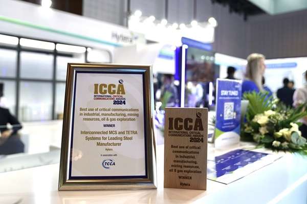 Hytera Wins ICCAs Award 2024 with MCS Solution Hytera Wins ICCAs Award 2024 with MCS Solution