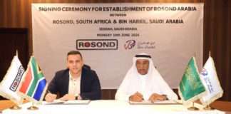Rosond South Africa and Bin Harkil Saudi Arabia announce the establishment of Rosond Arabia Rosond South Africa and Bin Harkil Saudi Arabia announce the establishment of Rosond Arabia