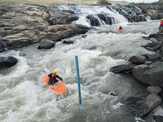 Treverton kayak cross event Treverton kayak cross event