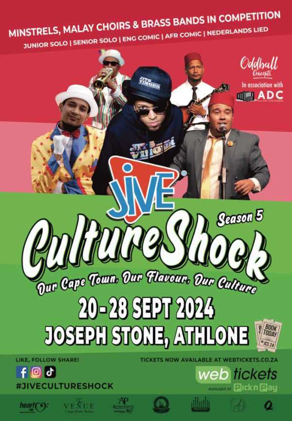 Iconic cultural music production, Jive Culture Shock, returns for a fifth season of this proudly Capetonian showcase this September Iconic cultural music production, Jive Culture Shock, returns for a fifth season of this proudly Capetonian showcase this September