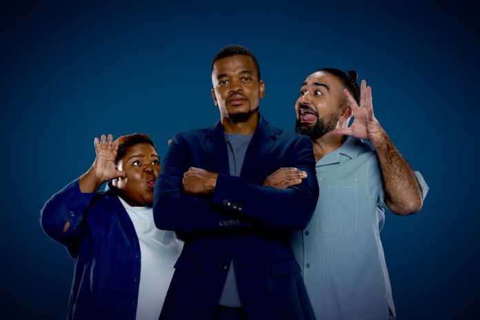 Mpho Popps, Vafa Naraghi and Khanyisa Bunu Navigate Life In Mzansi In Hilarious New Stand-Up Special ‘The F-Show’ Mpho Popps, Vafa Naraghi and Khanyisa Bunu Navigate Life In Mzansi In Hilarious New Stand-Up Special ‘The F-Show’
