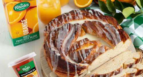 Orange Breakfast Bread Twist