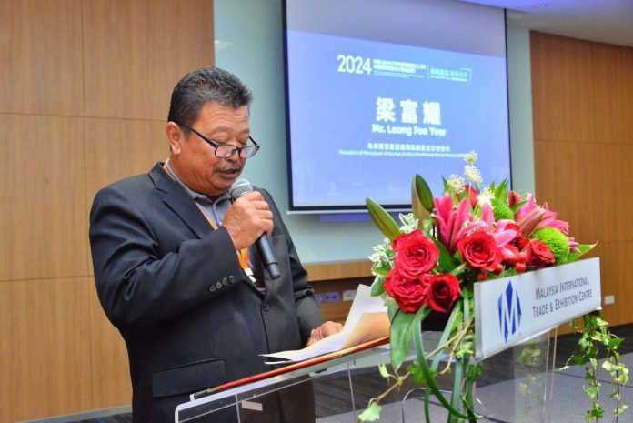 Mr. Leong Foo Yew President of Persatuan Ampunya jentera Pembinaan Berat Malaysia(PAPBM)