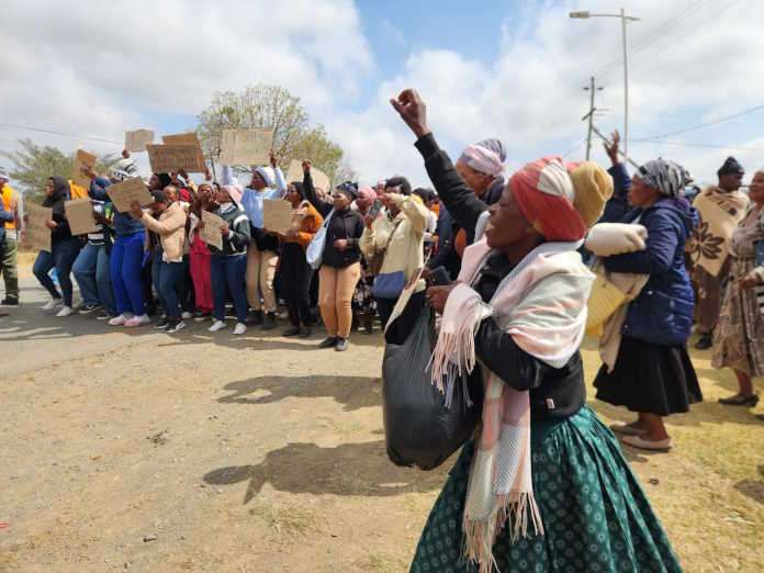 Rural communities march to Elliotdale Police Station demanding urgent action against violent crimes