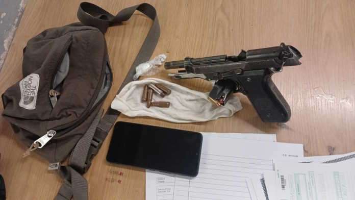 SAPS detains a police officer for the possession of a prohibited firearm, ammunition and drugs SAPS detains a police officer for the possession of a prohibited firearm, ammunition and drugs