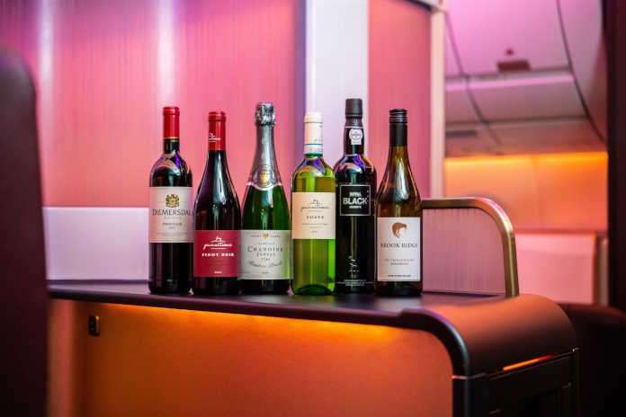 Virgin Atlantic curated wines