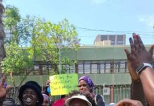 ECD Sit-In at DBE Offices