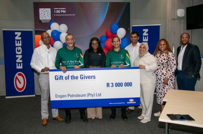 Engen Keeps on Giving in Support of Gift of the Givers and FoodForward SA Engen Keeps on Giving in Support of Gift of the Givers and FoodForward SA